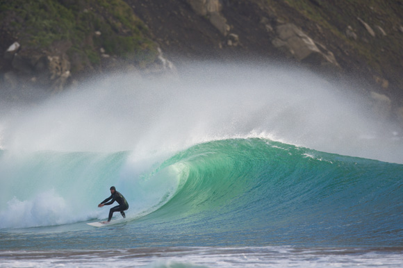 Davey finding the best waves again ... love the Catlins