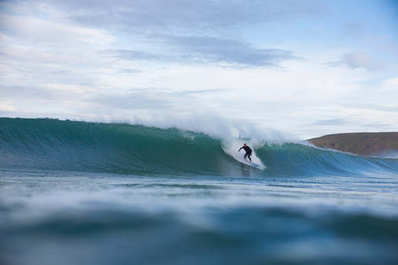 Nigel Bryce owning the peak