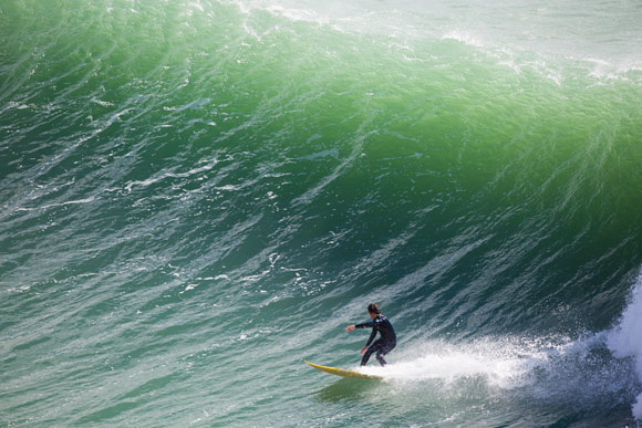 Marco Edwards on a wall of judder bars