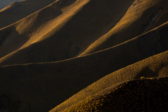Arcing lines of the Lindis