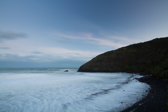 Second Beach awash
