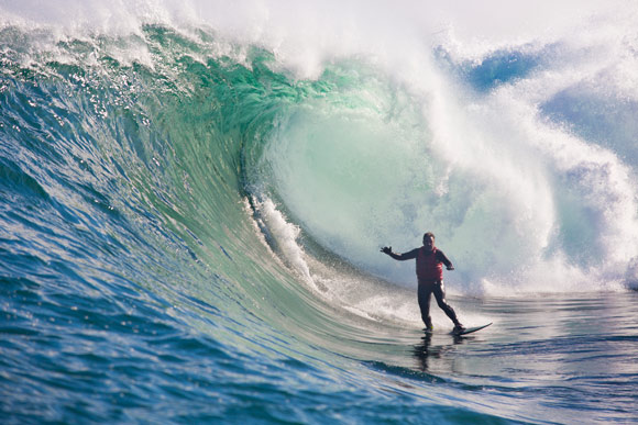 Kenny about to get his first ever barrel