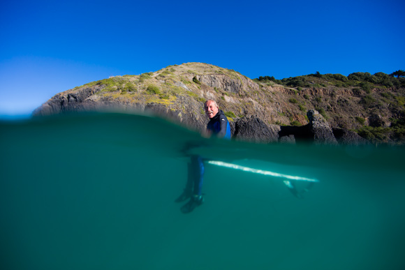 Dave Crooks in his happy place