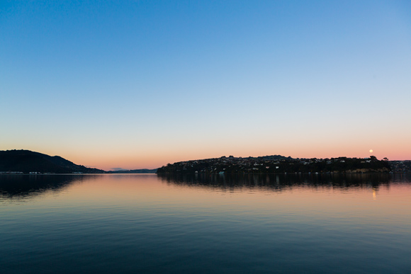 Dusk over the harbour