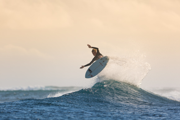 Caleb Cutmore taking flight at Restaurants