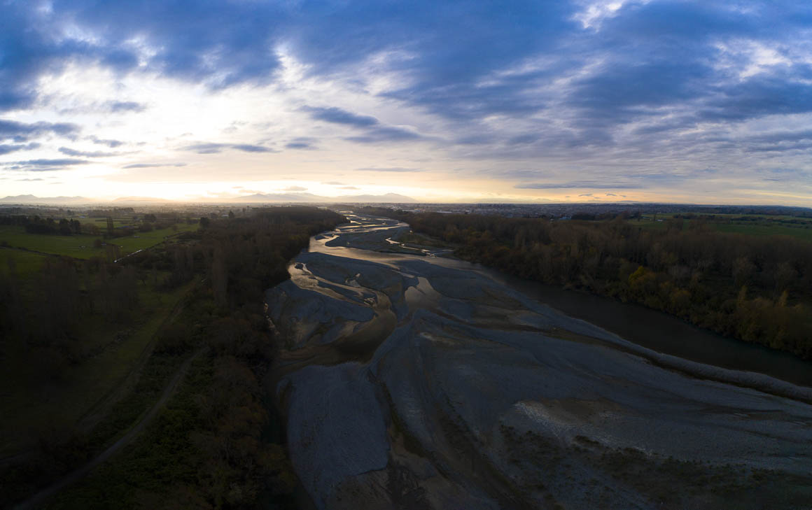 The Ashburton River braids