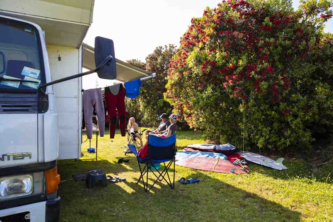 The Gabbot camp at T Bay