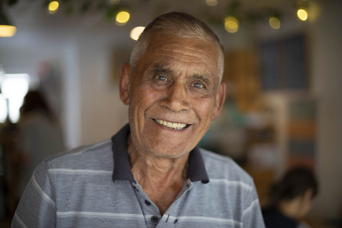 This is Cyril, he's 80