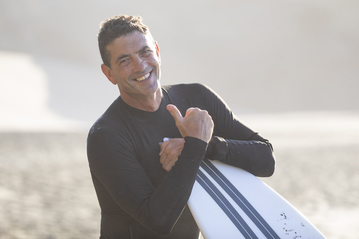 Chris Fougere stoked