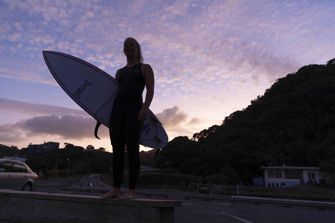 National U16 Champ Liv Haysom at dawn