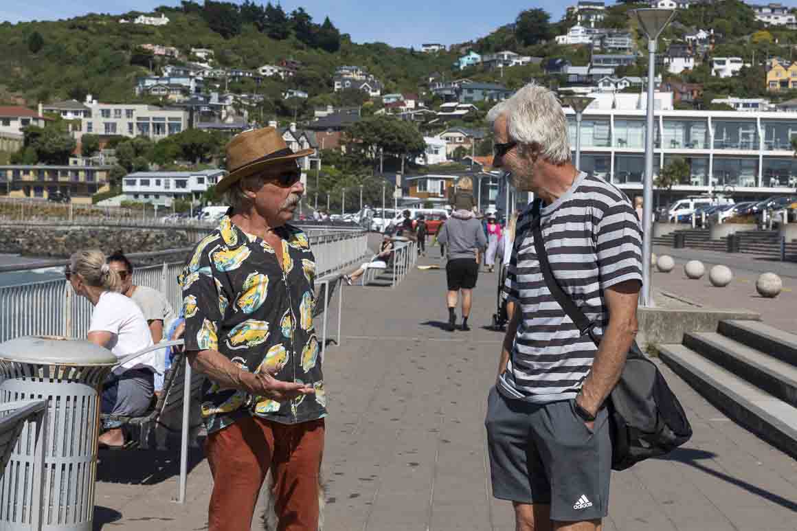 Old salties: Dave Crooks and Bruce Collins