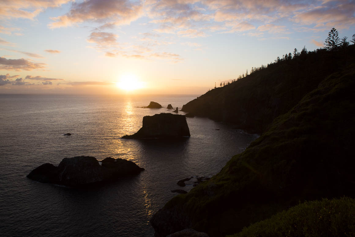 Dawn over the beautiful northeast coast