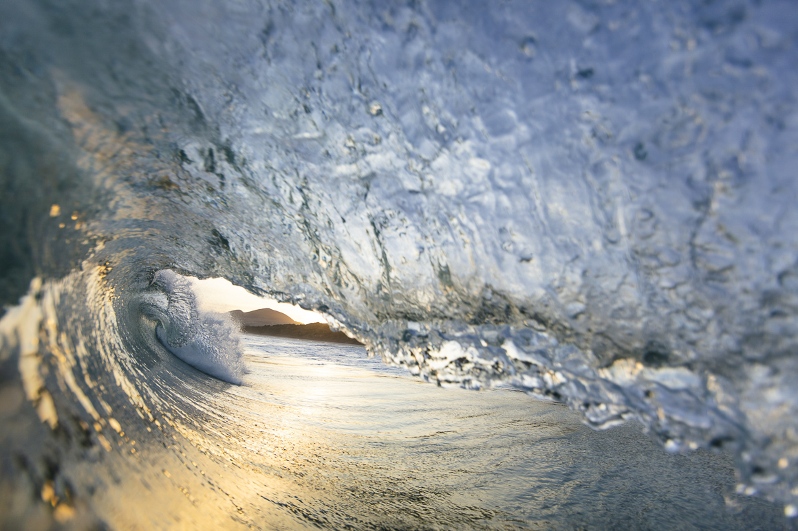 Evening light, evening barrels