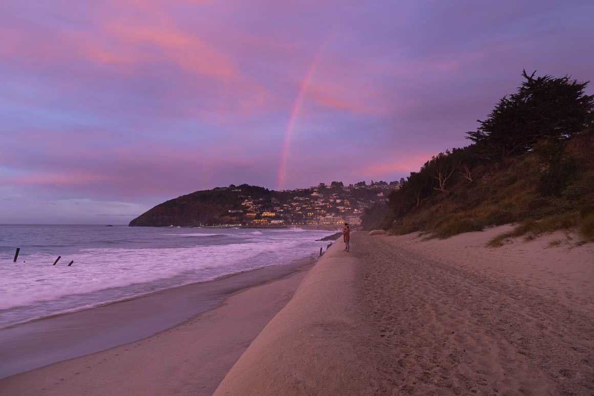 Rainbows at dawn