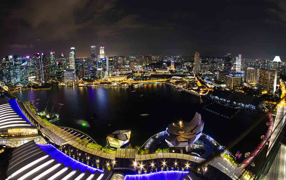 View from Marina Bay Sands