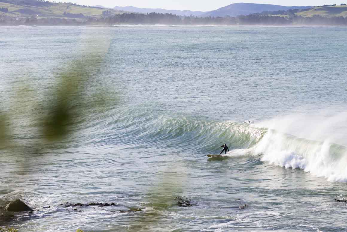 Hamish drawing off the bottom