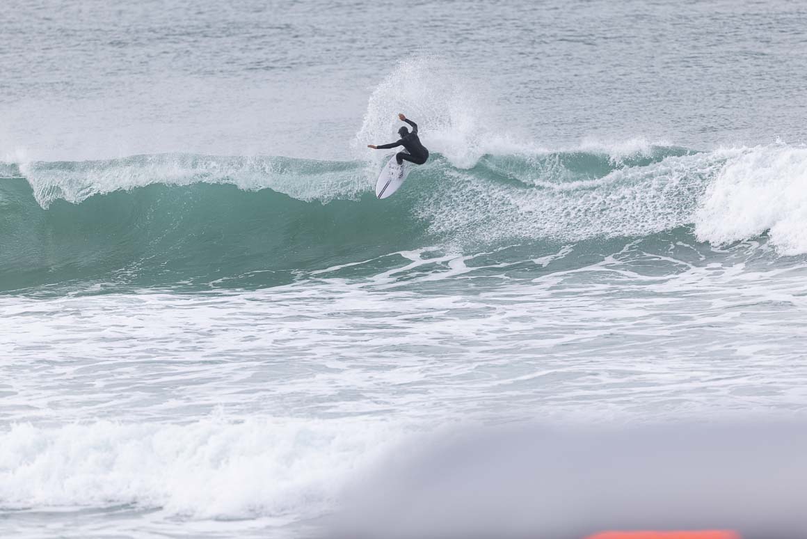 Josh TP slicing the end section