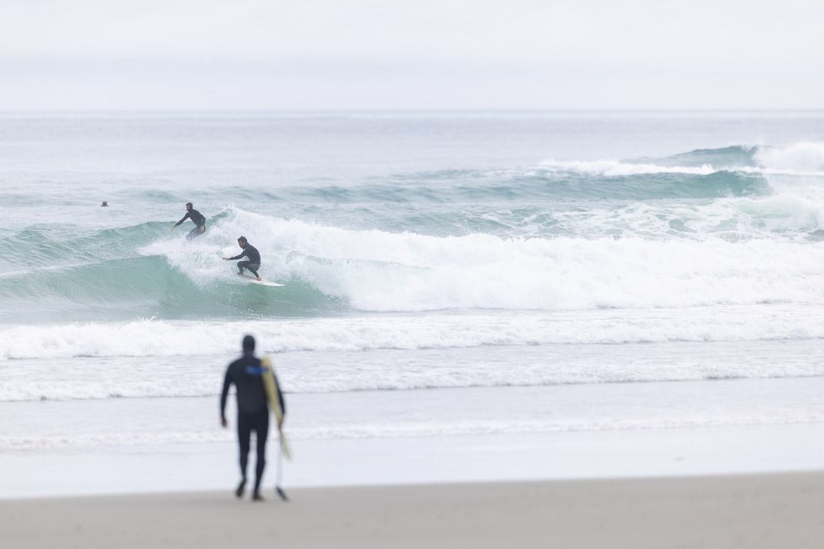 The point breaks up north
