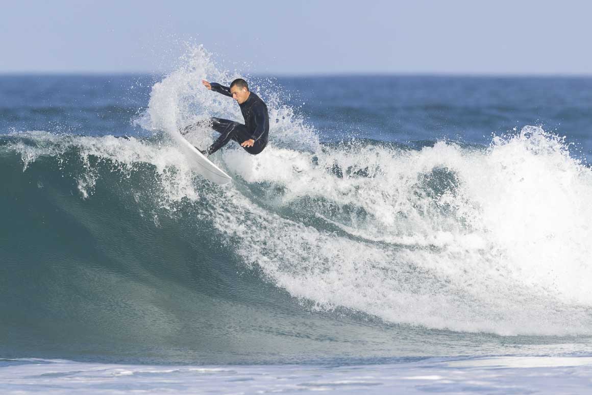 Josh Thickpenny with a morning session