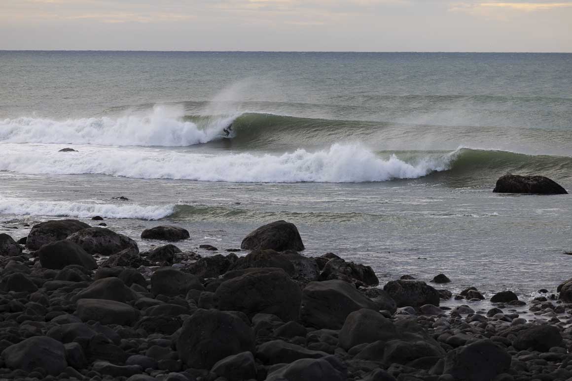 Local gets barreled ... (Photo: Rachael)