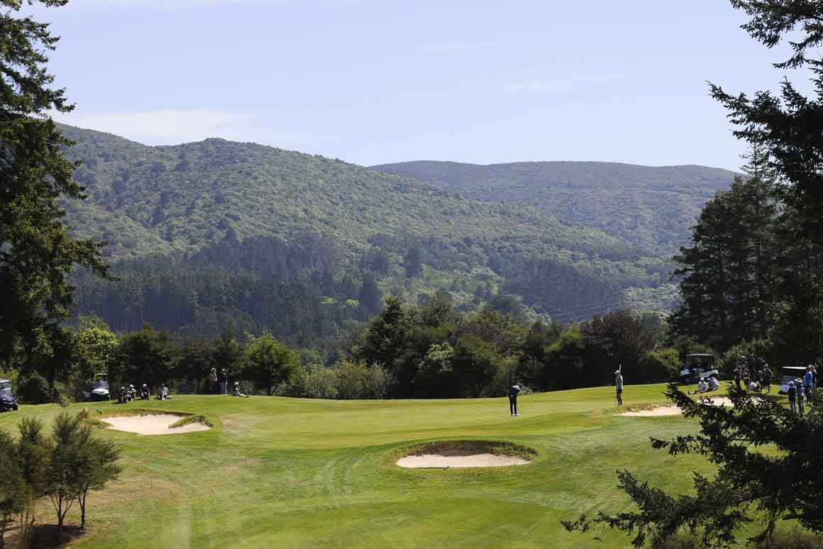 The stunning course ...