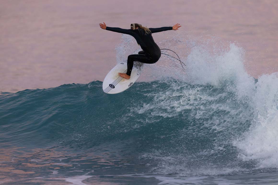 Kyra Wallis floating