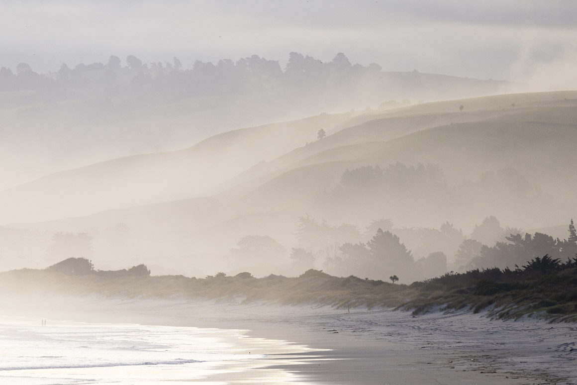Floodwaters rising as mist
