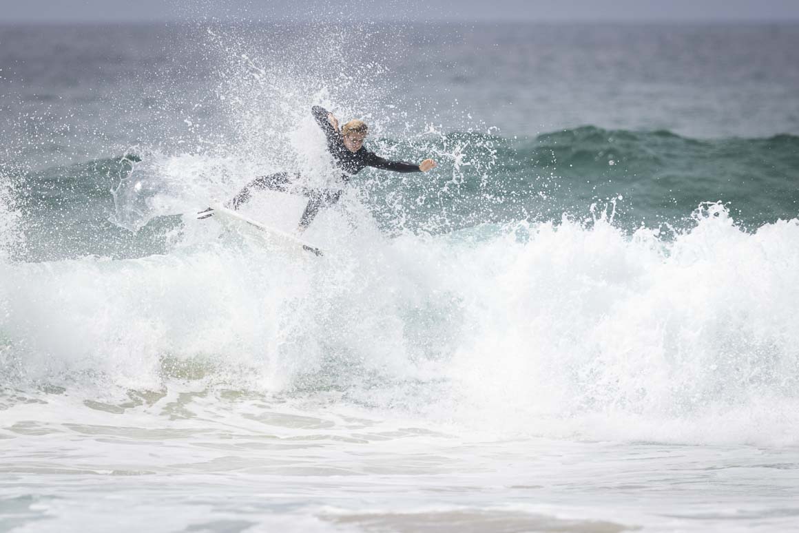 Lewis freeing his fins