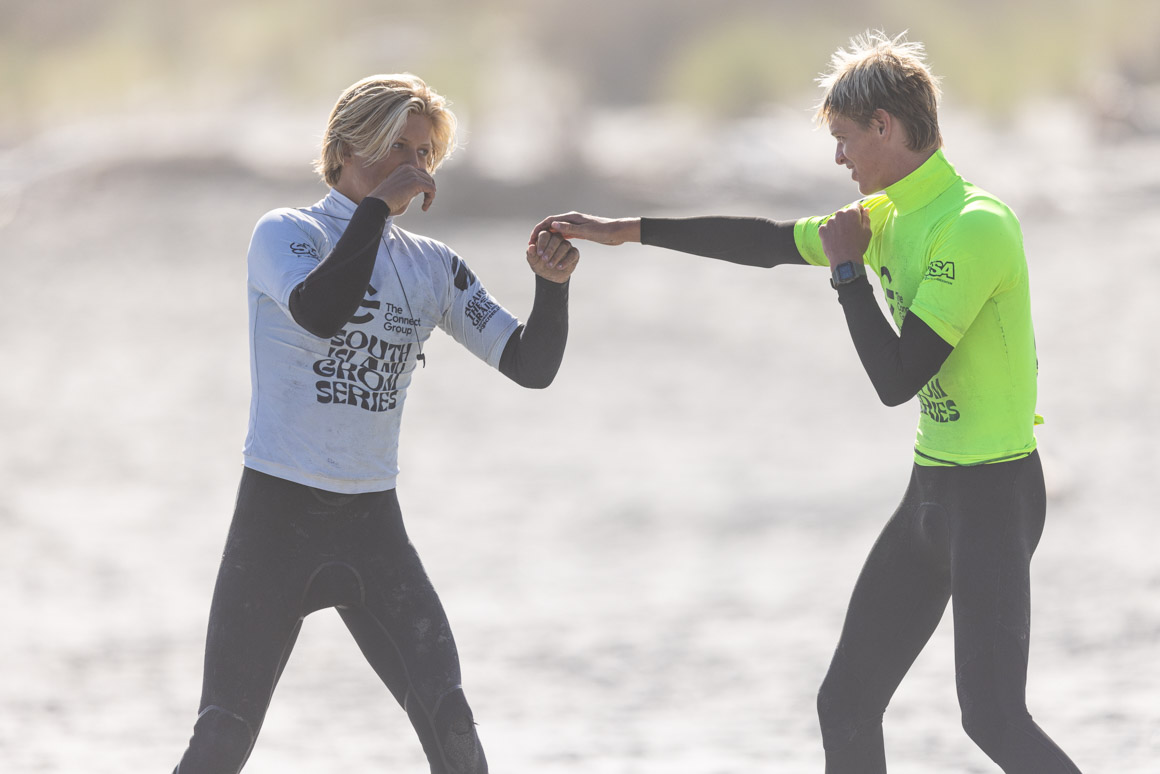 Cuzzies square off in a heat at T Bay