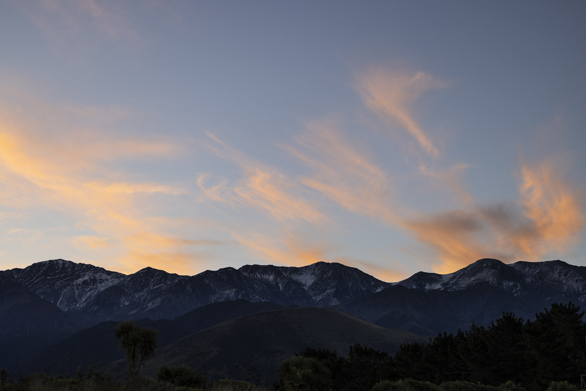 Sunset in the hills