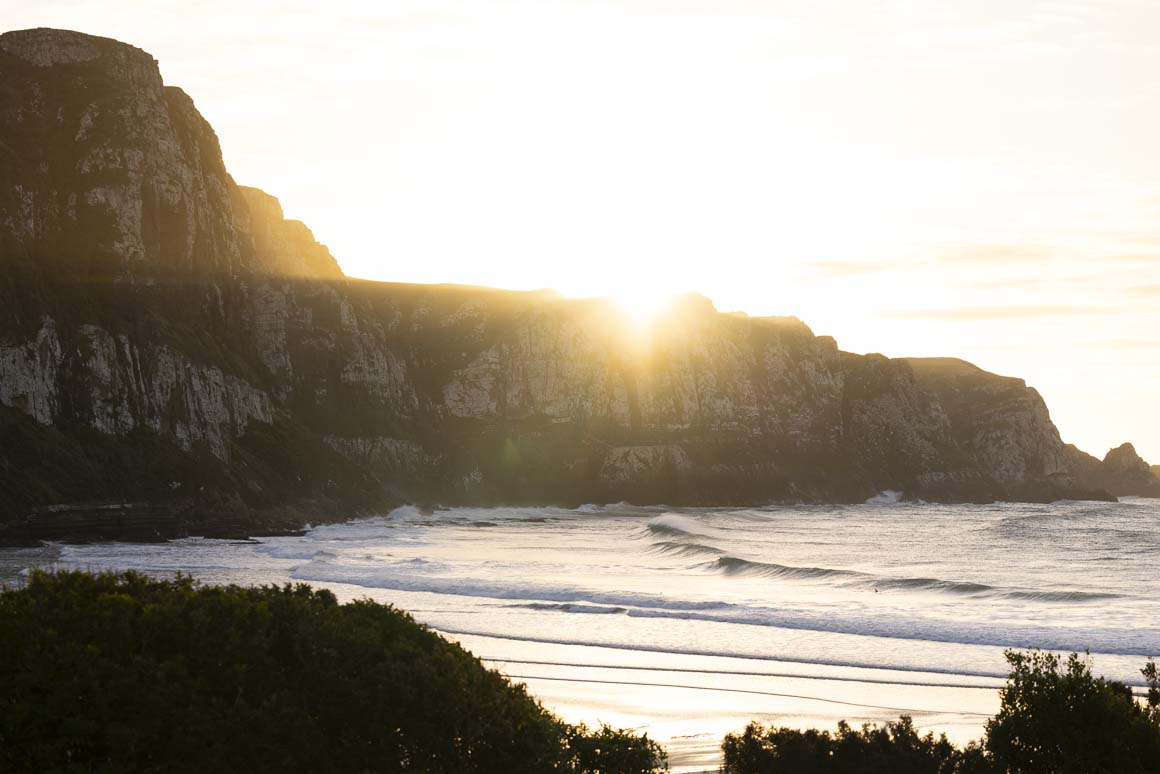 Two swells at dawn