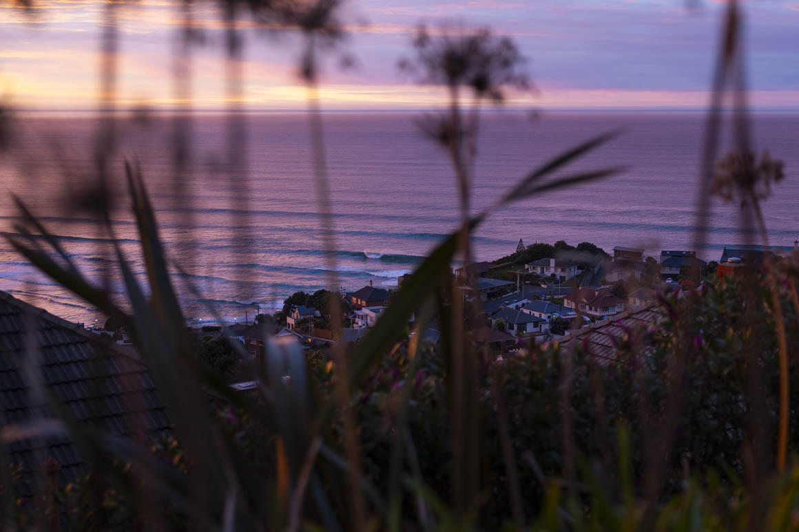 St Clair turning on at dawn