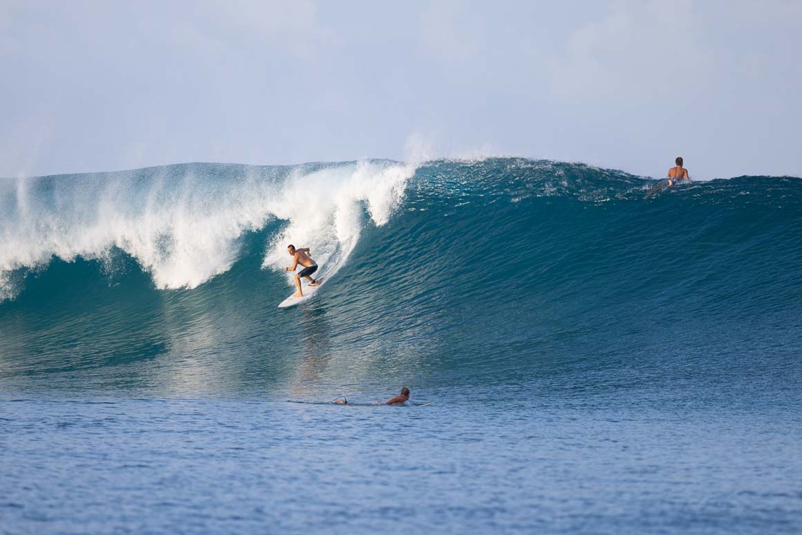 Brett Wood in his element in the bigger stuff