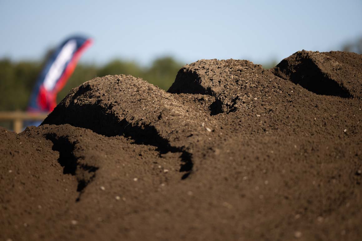Crazy ruts befitting a senior event