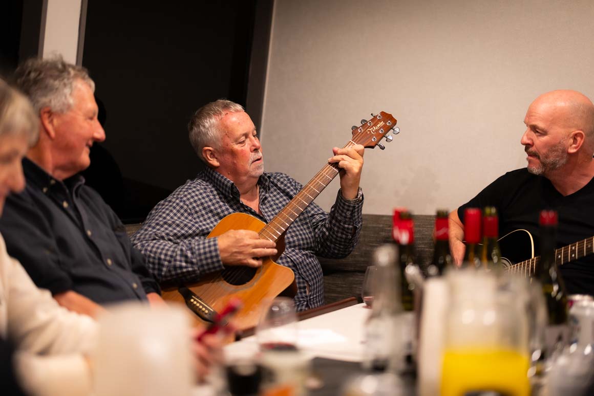 Owner Richard Abernethy can play by ear