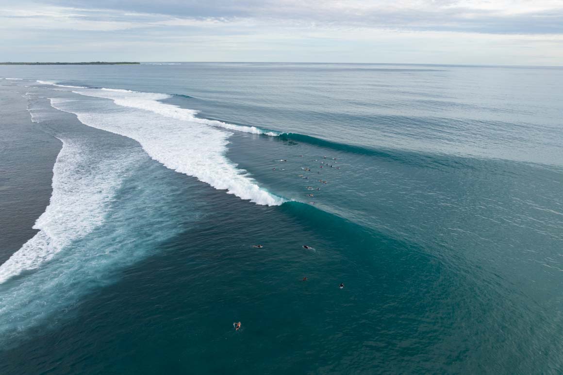 Lined right up