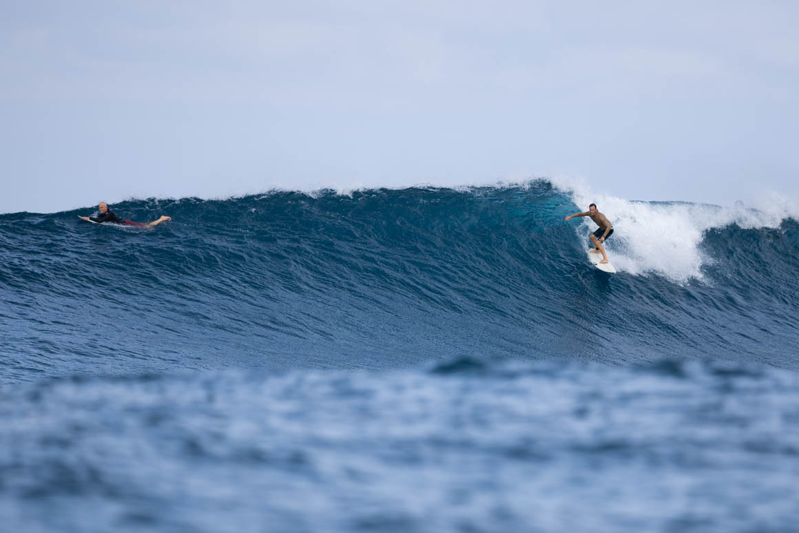 Brett Wood finding a set wave