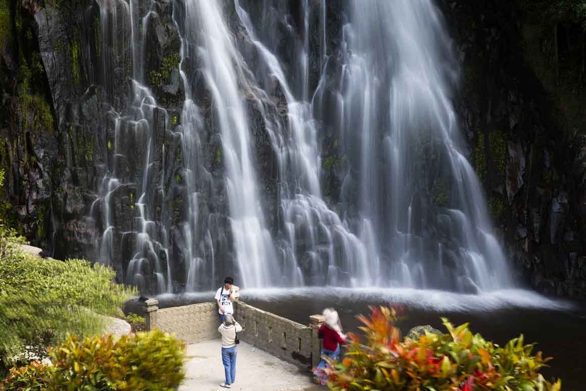 Striking a pose at Terjun Air Efrata