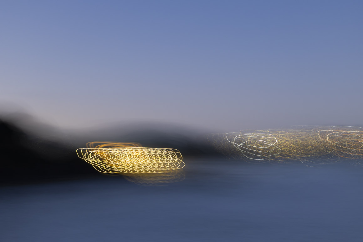 Lights of St Clair and Waverley at dusk