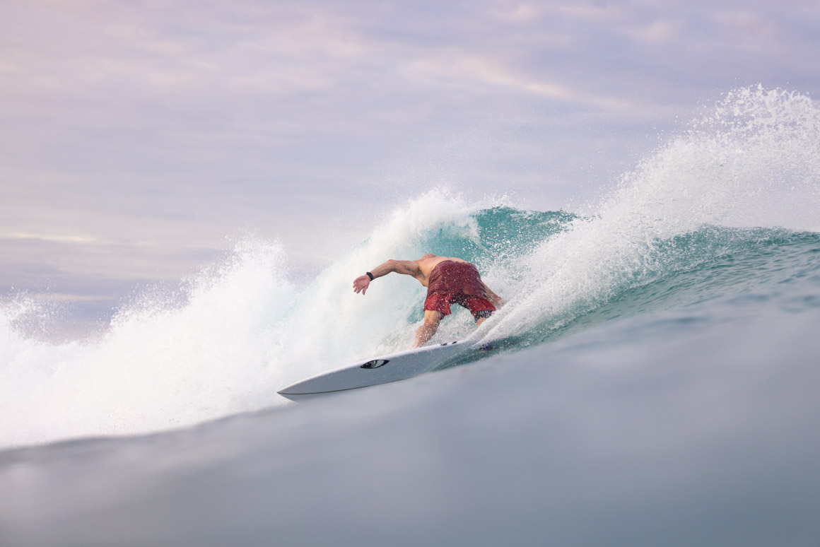 Campbell Pritchard on rail in the Ments earlier this year